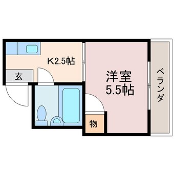 間取図 岡崎第６ビル