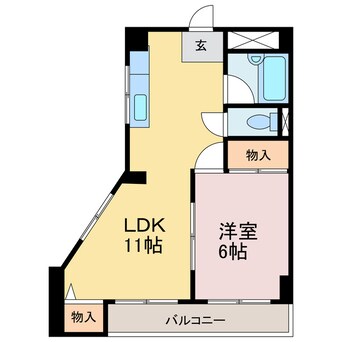 間取図 岡崎第２ビル