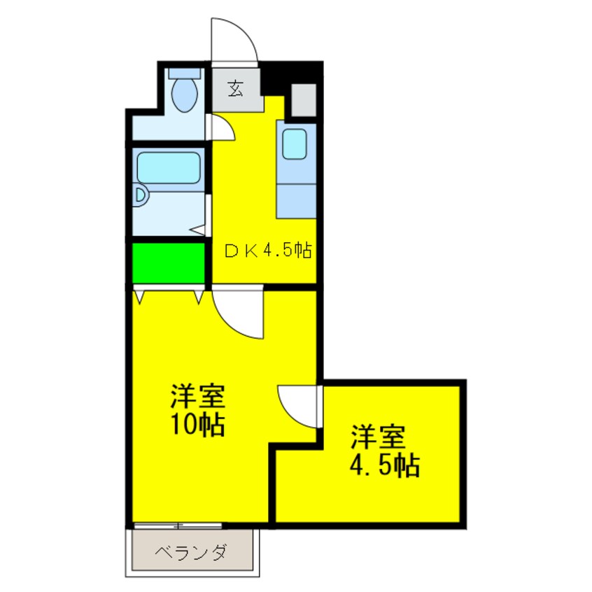 間取図 岡崎第７ビル