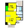 アリビオ歩行町 1LDKの間取り