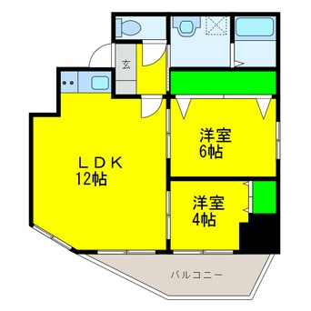 間取図 ブロッサム道後