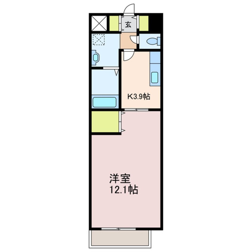 間取図 エルプレール永木