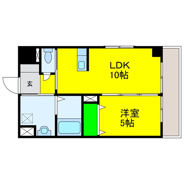 間取り図 ＧＡＲＩＲＥＯ　ＶＩＮＧＴ　ー　ＣＩＮＱ　ＴＥＲＲＡＣＥ