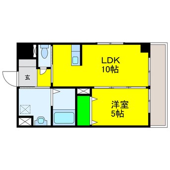 間取図 ＧＡＲＩＲＥＯ　ＶＩＮＧＴ　ー　ＣＩＮＱ　ＴＥＲＲＡＣＥ