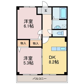 間取図 フォブール道後