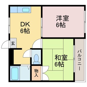 間取図 カーサ野田