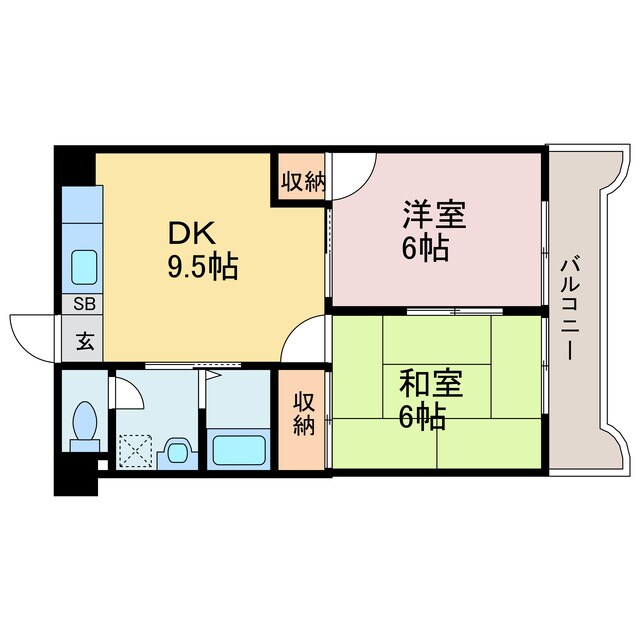 間取り図 ハロー・コートＭⅡ