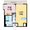 フェニックス本町 1LDKの間取り