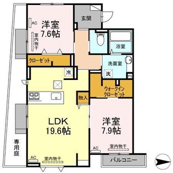 間取図 フェリシアス松原