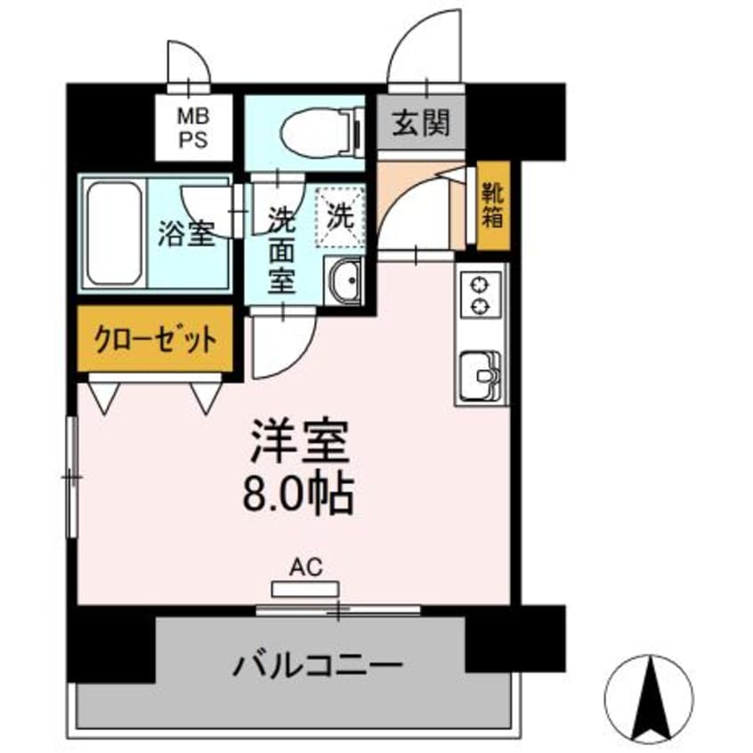 間取図 ペ・パサージュ平和