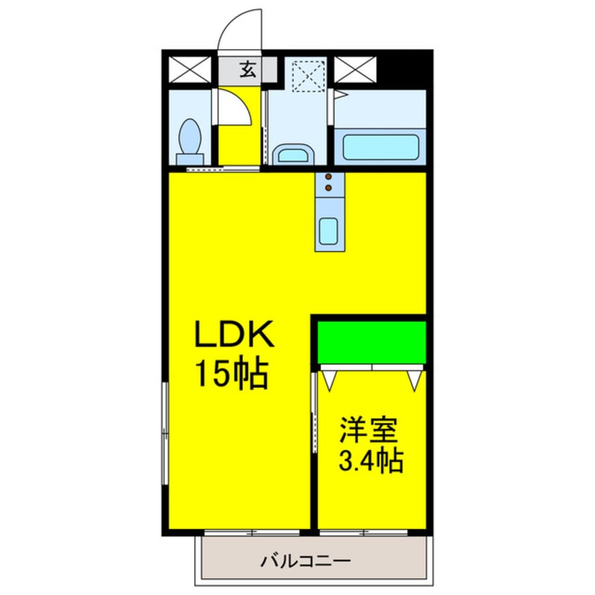 間取図 メゾンドール平和通