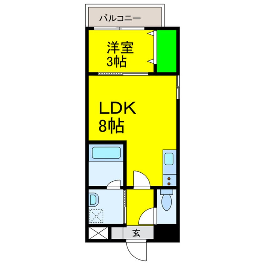 間取図 メゾンドール平和通