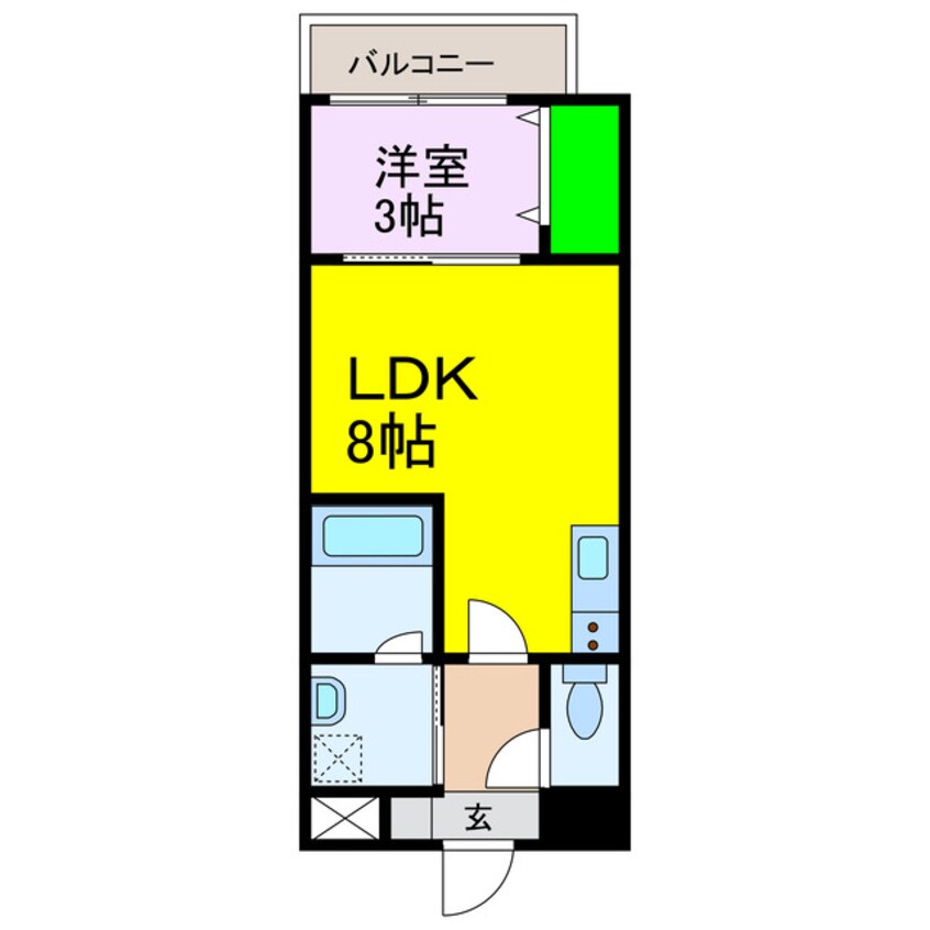 間取図 メゾンドール平和通