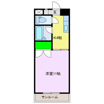 間取図 エンゼルコート２１