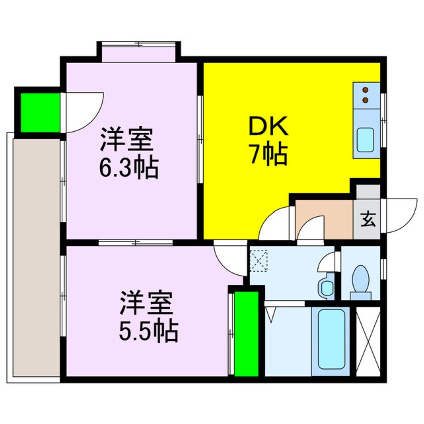 間取図 グランアソシアⅠ