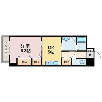 間取図 ライフコート千舟