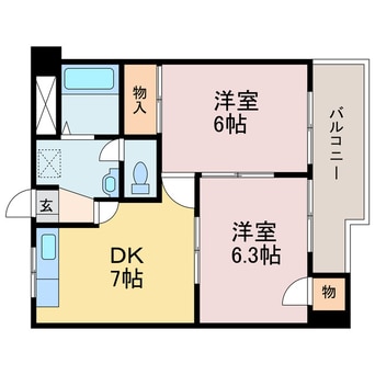 間取図 サザンコートIII