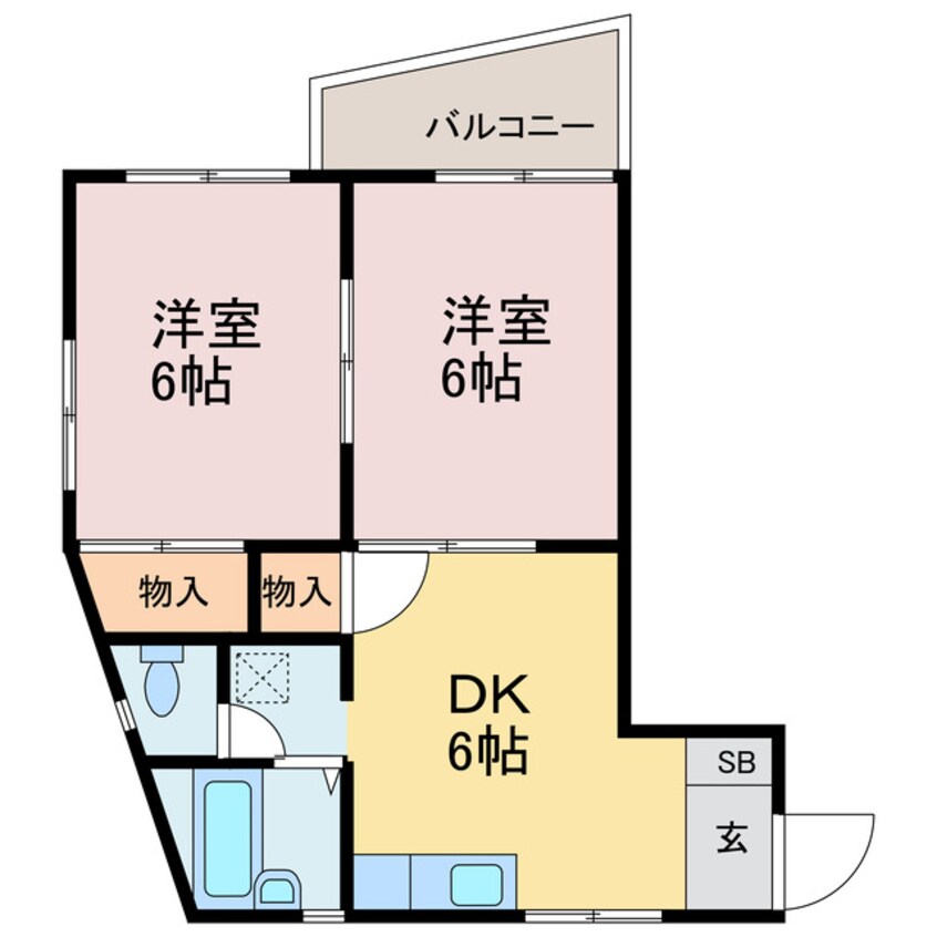 間取図 セキヤハイツ