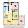 サンヴァリエ岩崎 3LDKの間取り