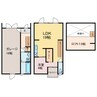 M’ｓ　Garage 1LDKの間取り