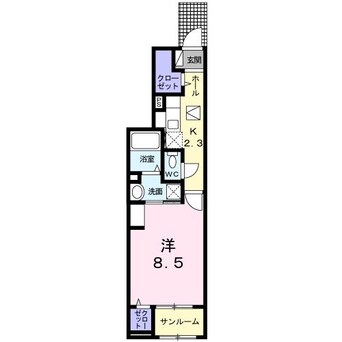 間取図 フォンテ　ココ　Ｂ