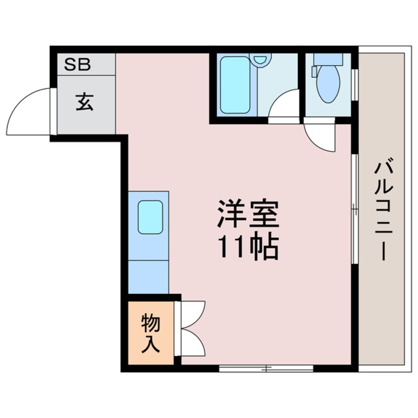 間取図 ビューハイツ樋又