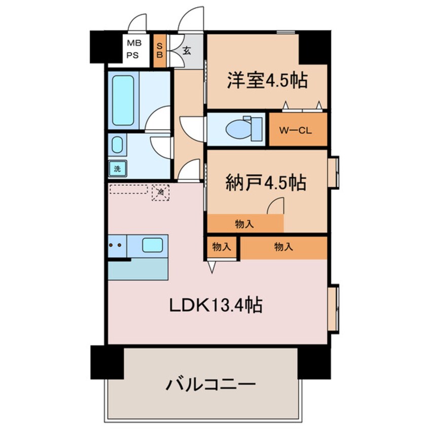 間取図 パグロ城北