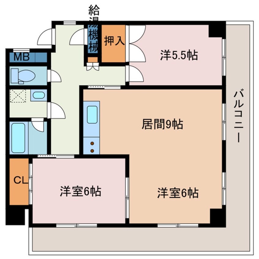 間取図 ランドマーク一番町