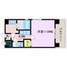 フォルテ山越 1Kの間取り