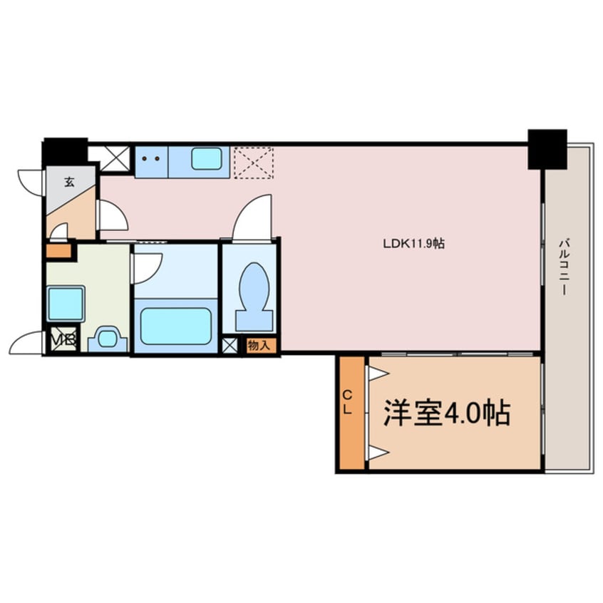 間取図 アーバン道後今市