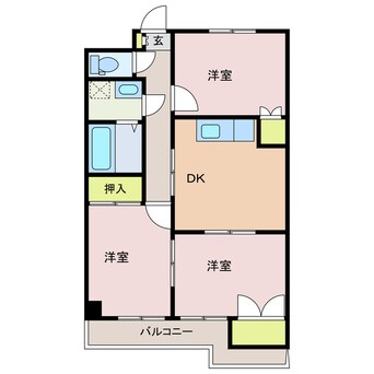 間取図 グレースハイツ保免