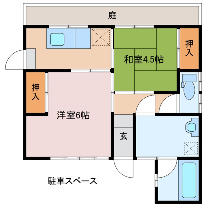 間取図 萱町I一戸建て