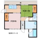 萱町I一戸建ての間取図