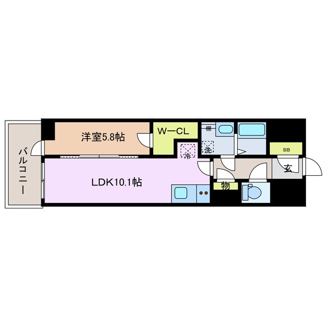 間取り図 ルミナス勝山東