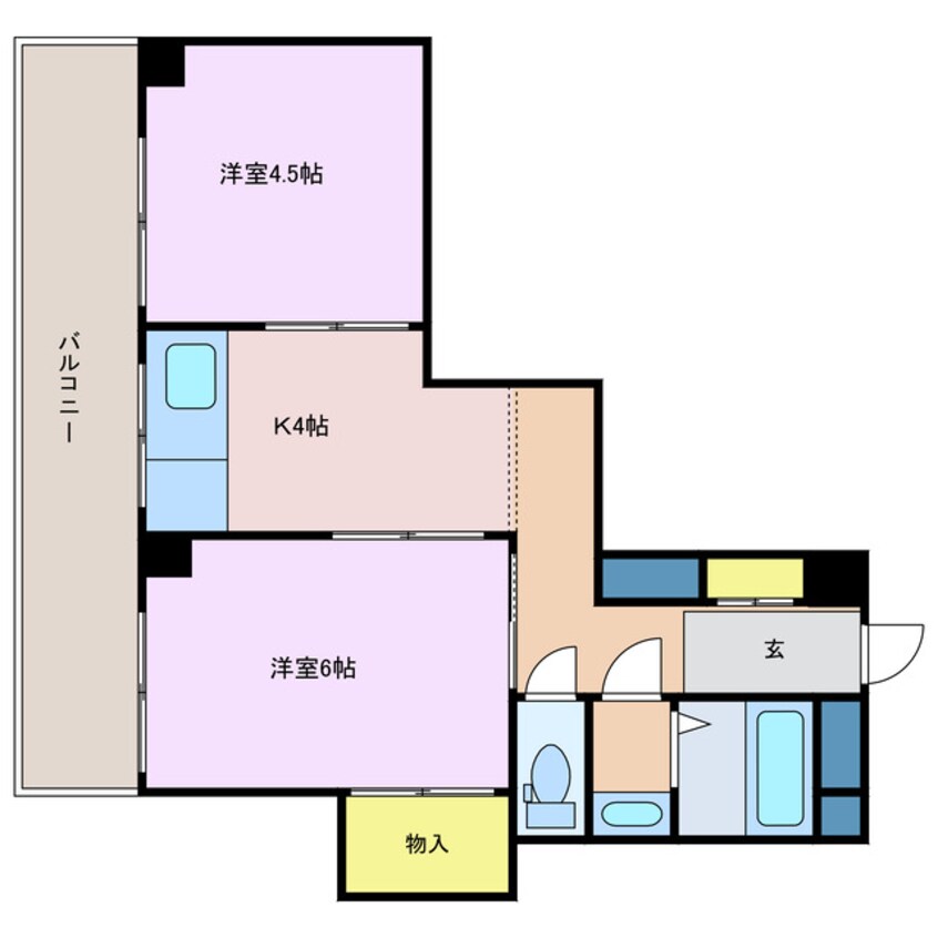 間取図 アートハイム古町