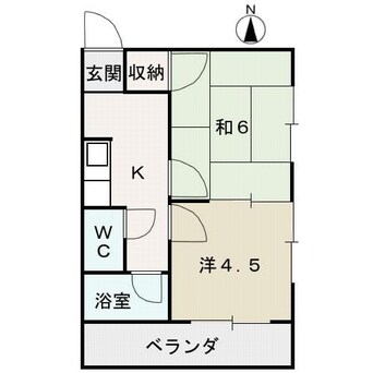 間取図 チェリー小栗ハイツ