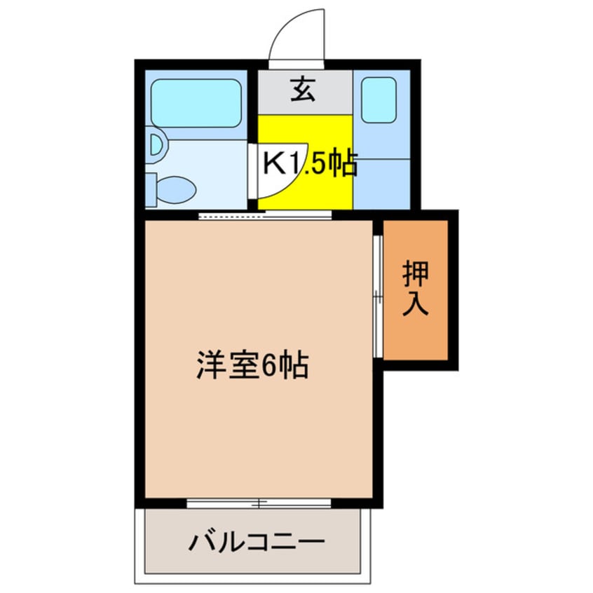 間取図 コーポおおさわ