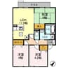 セジュール嘉平　E棟 3LDKの間取り