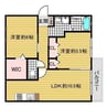 サニーコート院殿 2LDKの間取り