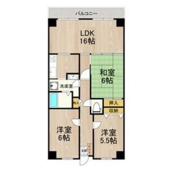 間取図 PHOENIX COURT 交野I