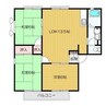 ワイドヒル山之上 3LDKの間取り