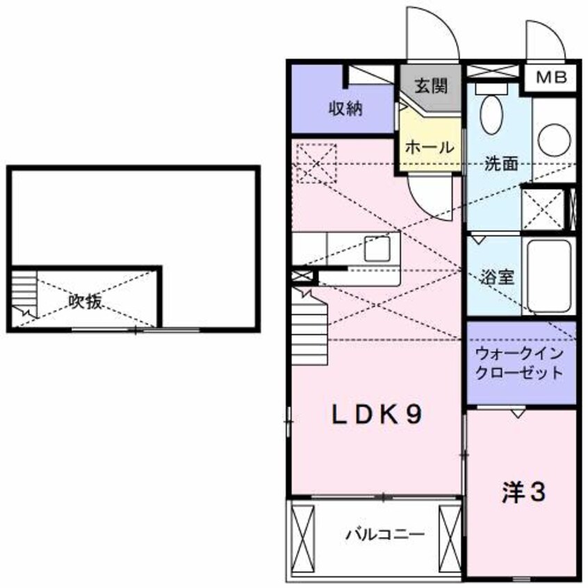 間取図 ソレイユ