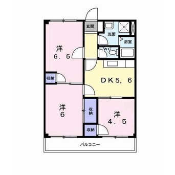 間取図 アメニティ東香里