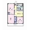 アメニティ東香里 3DKの間取り