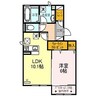 Seon 1LDKの間取り