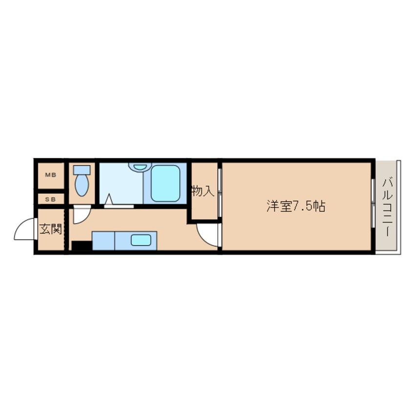 間取図 プライムコート