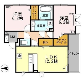 間取図 レジェンド青山　東棟