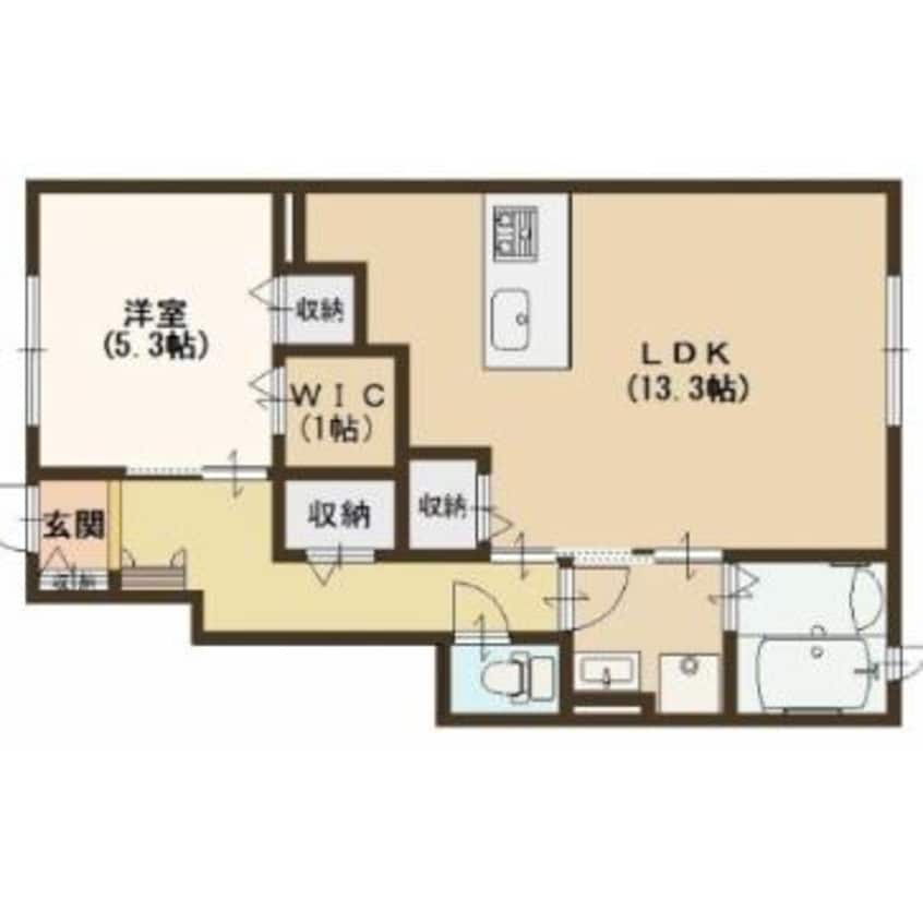 間取図 ファミール中　Ⅰ