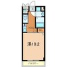 メゾンフォレ 1Kの間取り