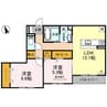 CASA SEON 2LDKの間取り